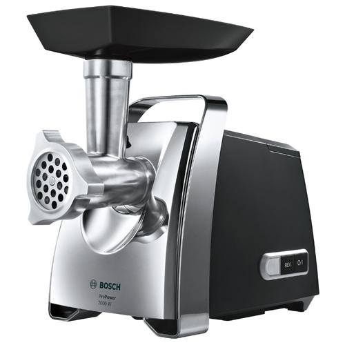 Мясорубка Bosch MFW67450 черный/серебристый