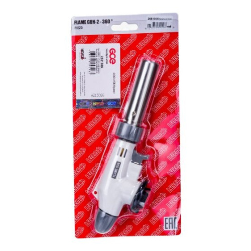 Горелка паяльная Krass Flame Gun-2-360 КТ-833 2681005 для газового баллончика