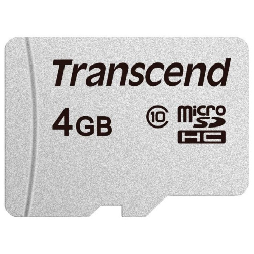 Карта памяти Transcend TS4GUSD300S micro SDHC 300S 4GB Class 10 без адаптера