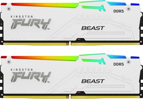 Оперативная память Kingston FURY Beast White AMD RGB [KF560C36BWEAK2-64] 64 ГБ