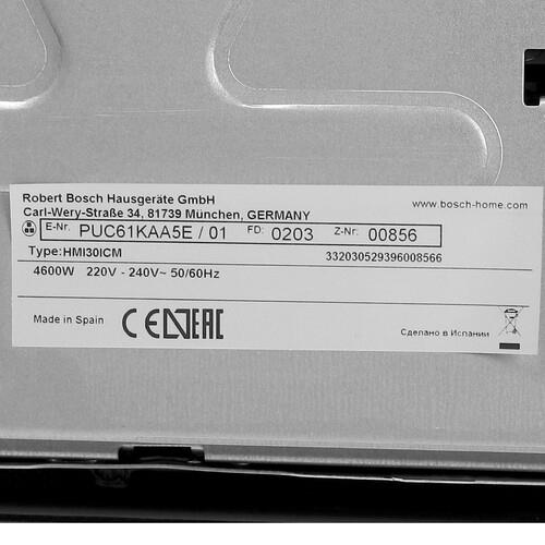 Индукционная варочная поверхность Bosch Serie 2 PUC61KAA5E