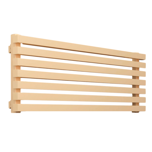 Стальной трубчатый радиатор КЗТО Quadrum 40 H 1750-8 светло-бежевый муар