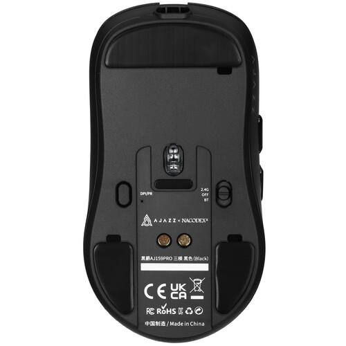 Мышь беспроводная/проводная AJAZZ AJ159PRO [AJ159PRO-BLACK] черный
