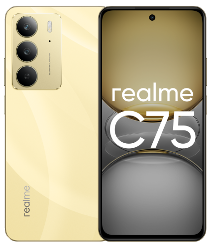 Смартфон Realme C75 8/256 Гб Lte Золотой Смартфон Realme C75 8/256 Гб Lte Золотой