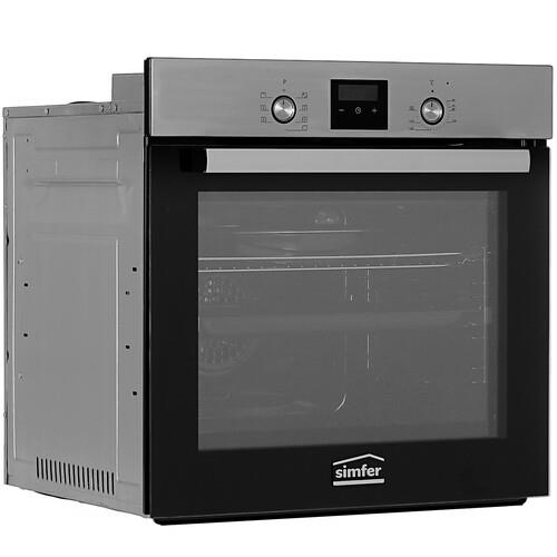 Электрический духовой шкаф Simfer B6EM58016 серебристый