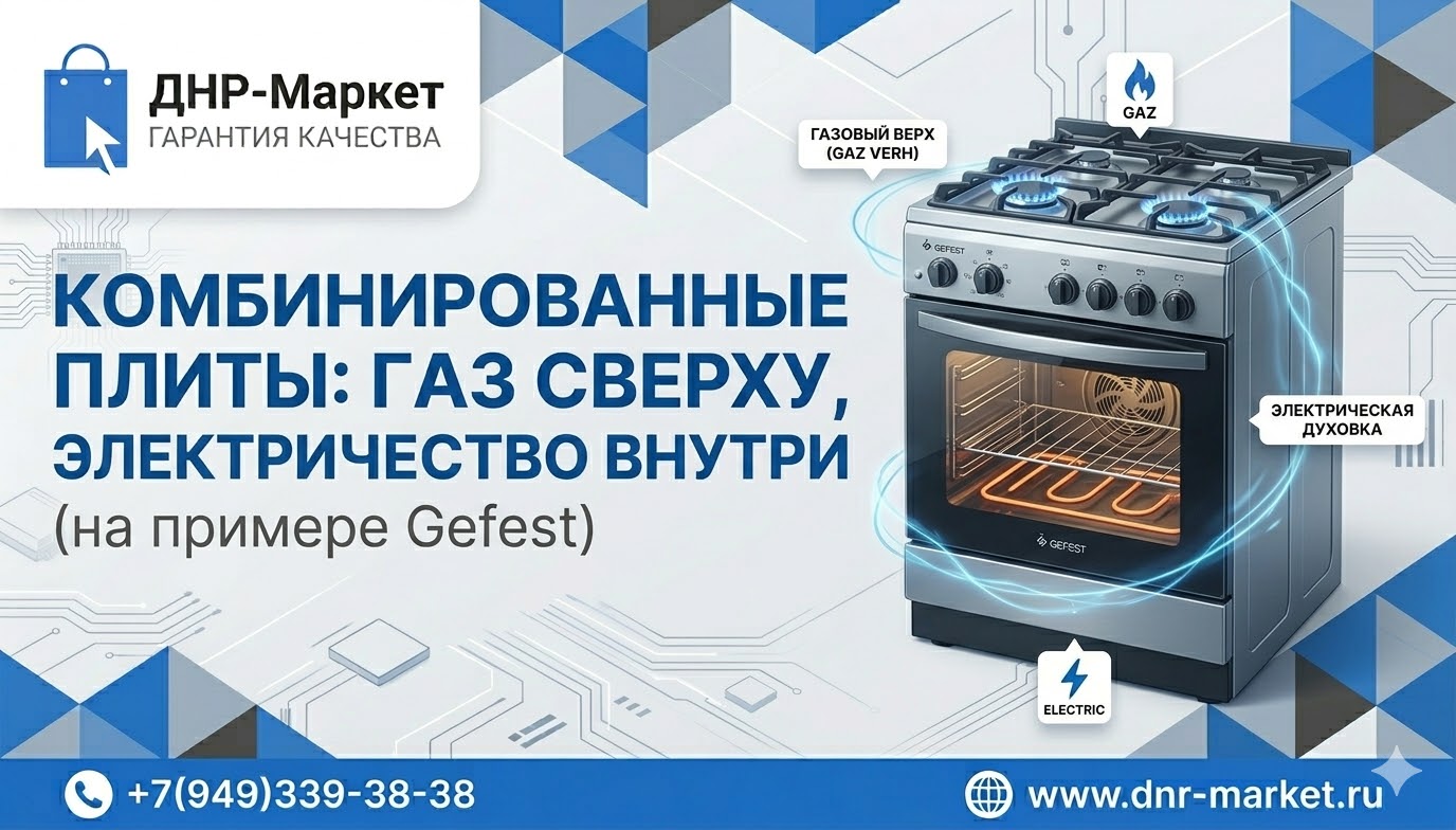 Комбинированные плиты: газ сверху, электричество внутри (на примере Gefest). Комбинированные плиты: газ сверху, электричество внутри (на примере Gefest).