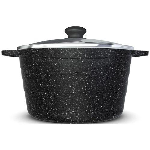 Кастрюля Нева Металл Посуда NG6640 Neva Granite со стекл. крышкой 4л