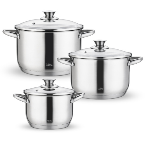 Набор посуды LARA LR02-134 Афина 3предмета