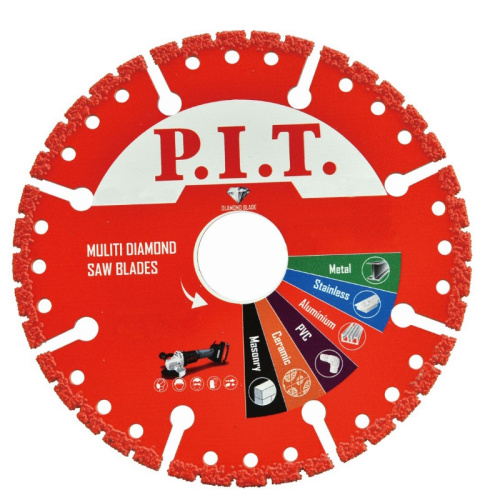 Диск алмазный P.I.T. ACTW11-0125 сегментный по металлу 125x22,2x2,2 мм