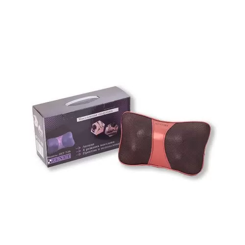 Массажная подушка для шеи ZENET ZET-726 коричневый