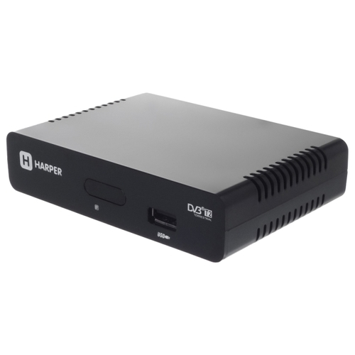 Ресивер DVB-T2 HARPER HDT2-1108 чёрный DVB-T, DVB-T2