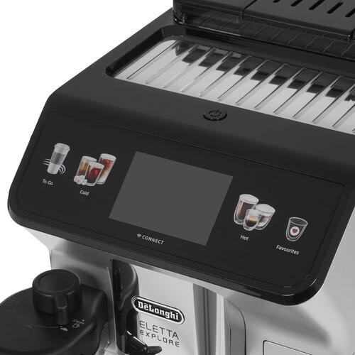 Кофемашина автоматическая DeLonghi ECAM 450.65 S серебристый