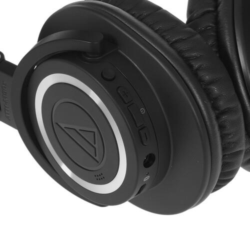 Беспроводные/проводные наушники Audio-Technica ATH-M50XBT2 черный