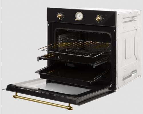 Электрический духовой шкаф HIBERG VM 6382 BR черный