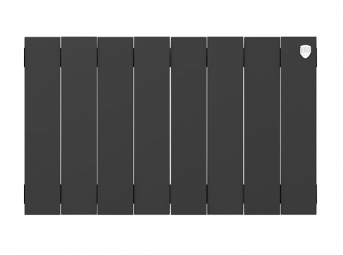 Биметаллический радиатор отопления  Royal Thermo Pianoforte 300 8 Секций Noir Sable