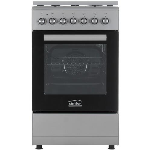 Комбинированная плита Simfer F56MM46115 серебристый