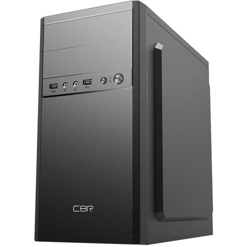 Корпус CBR RD873 (PCC-MATX-RD873-WPSU) mATX Minitower, без БП, 2*USB 2.0, HD Audio+Mic, кабель питания 1.2м, Black