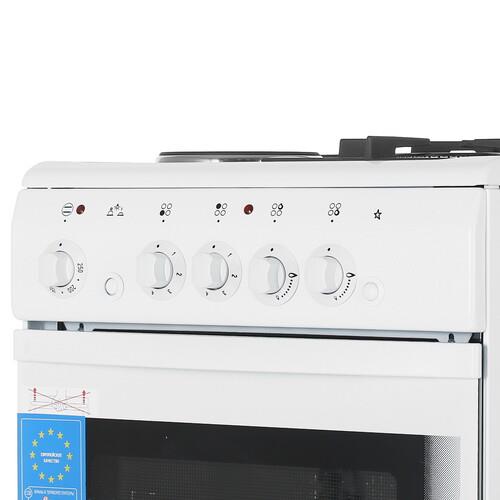 Комбинированная плита De Luxe 506022.03гэ (щ) чр 030 белый