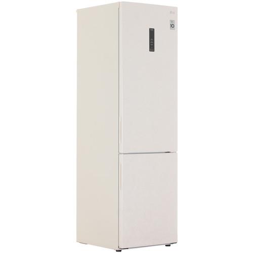Холодильник с морозильником LG GA-B509CEQM бежевый