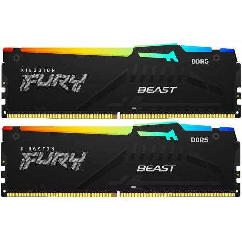 ОЗУ Kingston Fury Beast Black Expo KF560C30BBEAK2-16 DDR5 - 2x 8ГБ 6000МГц, DIMM, Ret