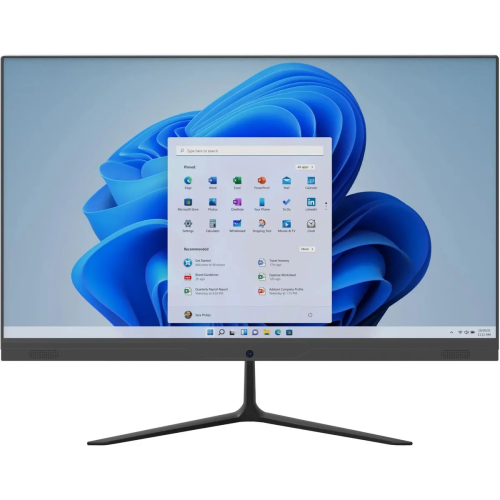 Моноблок IRU P233 (1971916) 23.8" Full HD i3 1005G1 (1.2) 8Gb SSD256Gb CR Windows 11 Professional GbitEth WiFi BT 120W Cam черный