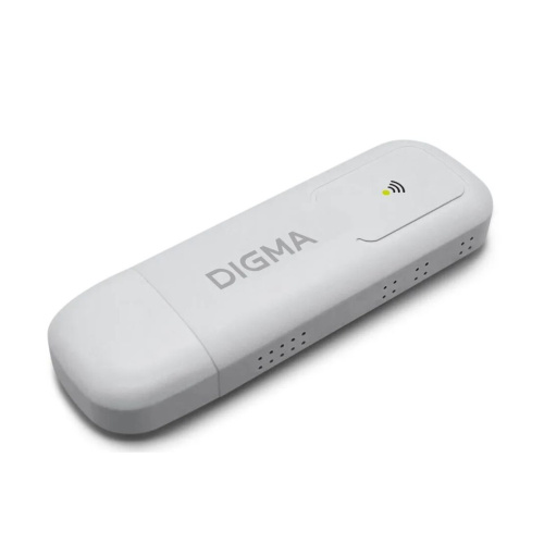 Модем 3G/4G Digma Dongle WiFi DW1960 (DW1960WH) USB Wi-Fi Firewall +Router внешний белый