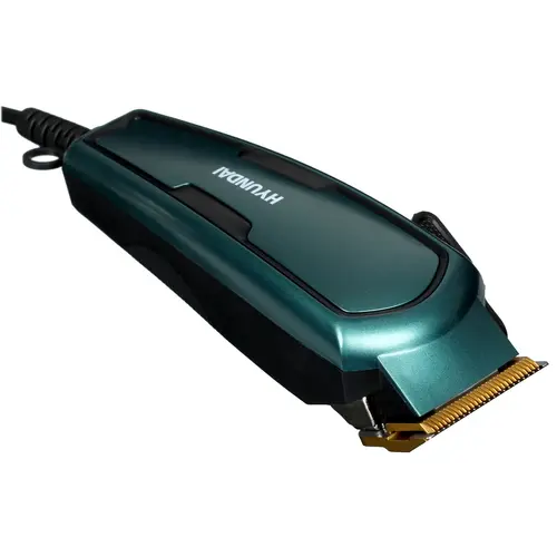 Машинка для стрижки Hyundai H-HC7171 черный/нефритовый (насадок в компл 4шт)