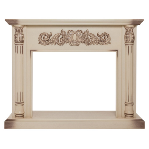 Портал каминный из МДФ RealFlame Salford 33 белый, для очагов Firespace 33 и 3D Firestar 33, Epsilon 33