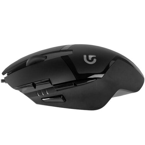 Мышь проводная Logitech G402 Hyperion Fury [910-004067] черный
