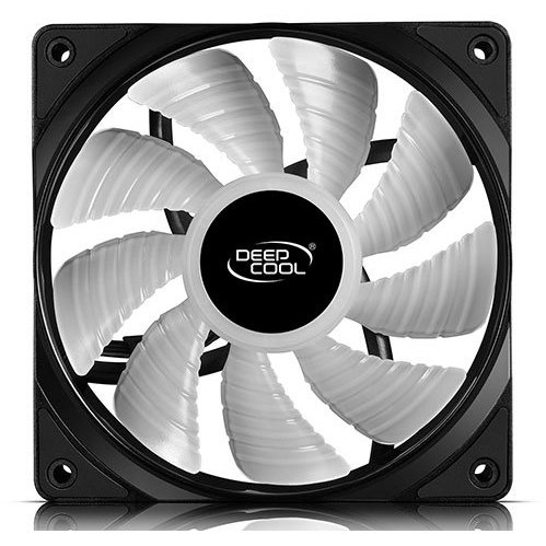 Вентилятор Deepcool RF 120 120x120mm 4-pin 18-27dB 164gr LED Ret