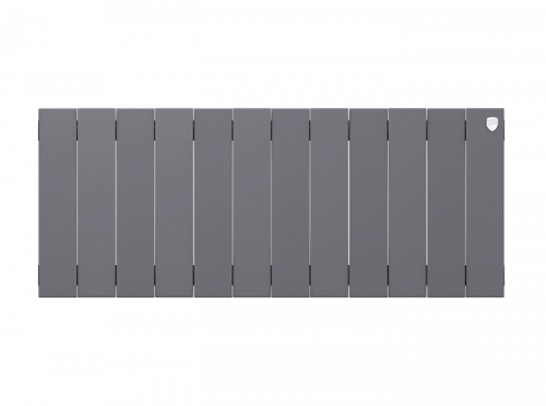 Биметаллический радиатор отопления  Royal Thermo Pianoforte 300 12 Секций Silver Satin