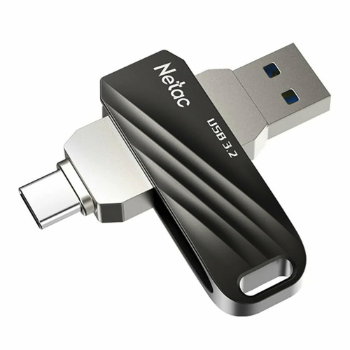 USB-флешка Netac US11 256GB NT03US11C-256G-32BK USB3.0+TypeC Dual Flash Drive