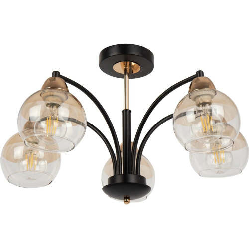 Люстра HIPER (H178-5) 5E2760Вт black/gold