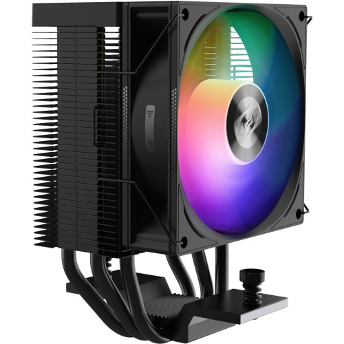 Кулер PCCooler R300 ARGB BK (R300-BKAWYX-US) S115X/1200/1700/AM4/AM5 (TDP 150W, 90mm ARGB Fan, 3 тепловые трубки 6мм, 650-2200RPM, 28,3dBa)