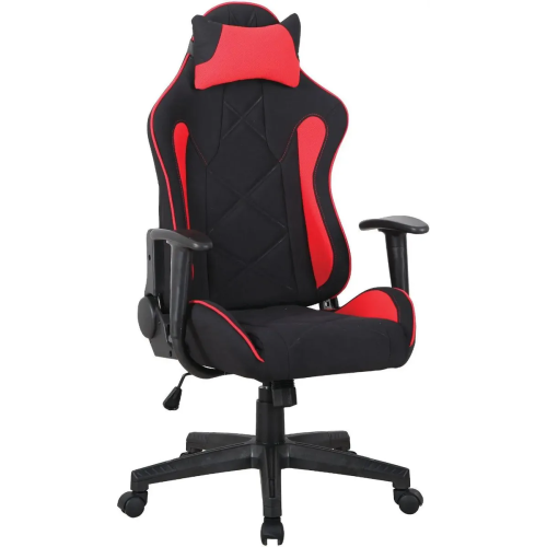 Кресло игровое BRABIX GT Racer GM-101 (531820) ткань, черный/красный