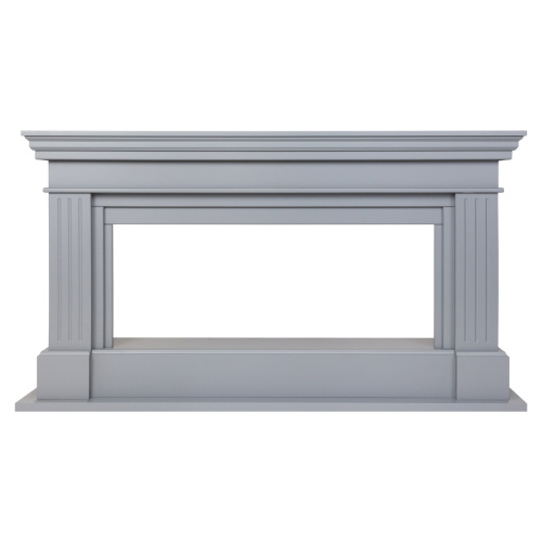 Портал каминный из МДФ RealFlame Ontario GR 45 серый, под очаг Joker 45