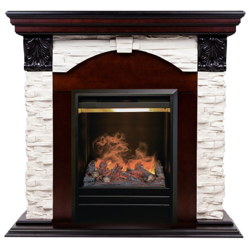 Электрокамин RealFlame Dublin Lux AO античный дуб с очагом 3D Olympic Электрокамин RealFlame Dublin Lux AO античный дуб с очагом 3D Olympic
