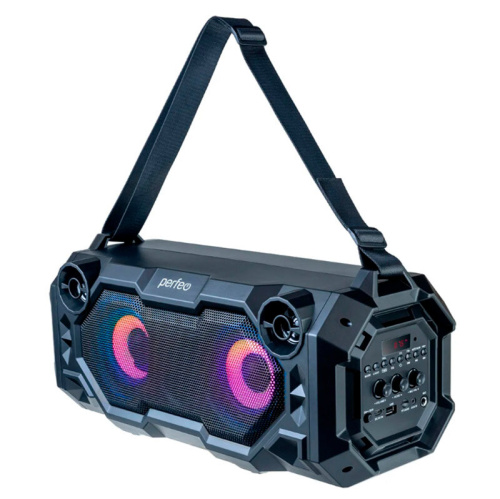 Акустика портативная PERFEO PF_D0020 Bear 36W черная + бп микрофон