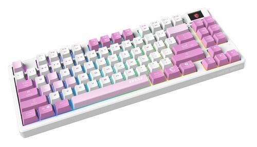 Клавиатура проводная + беспроводная FORGE GK600 TKL WIRELESS VIOLET