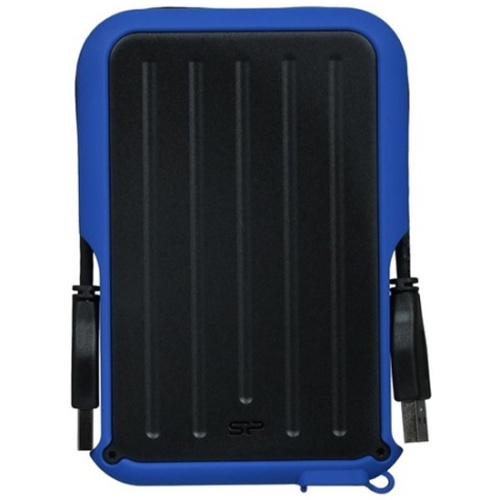 Внешний HDD Silicon Power Armor A66 SP020TBPHD66SS3B 2TB, 2.5", USB 3.2, Синий