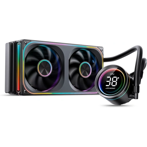 СВО JONSBO TH-240 Black LGA 1700/1200/115X/AM5/AM4 (TDP 260W, ARGB Fan and Pump, PWM, Dual Fan 120mm) Ret