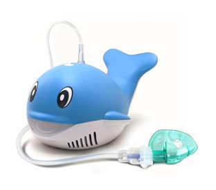 Ингалятор компрессорный A&D CN-232 белый/синий