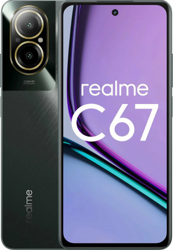 6.72" Смартфон Realme C67 128 Гб Черный 6.72" Смартфон Realme C67 128 Гб Черный