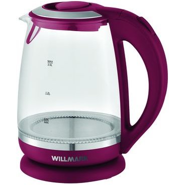 Чайник WILLMARK WEK-2005G Бордовый