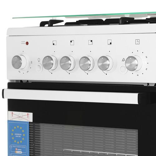 Комбинированная плита De Luxe 5040.40ГЭ (КР) ЧР белый