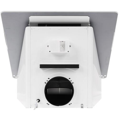 Вытяжка наклонная Hansa OKP6654IWSH белый/серебристый