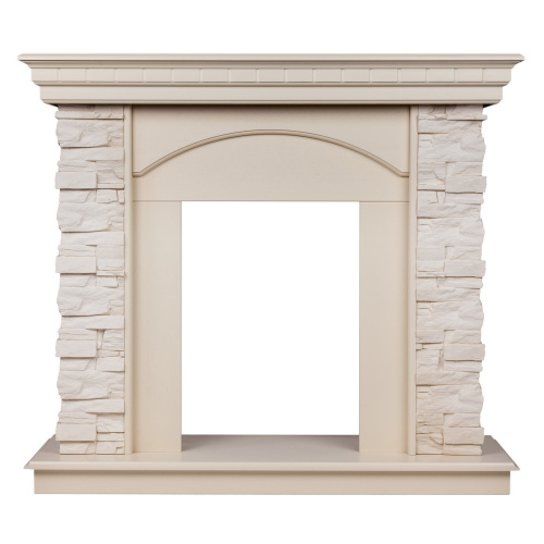 Портал каминный из МДФ RealFlame Elford WT белый дуб
