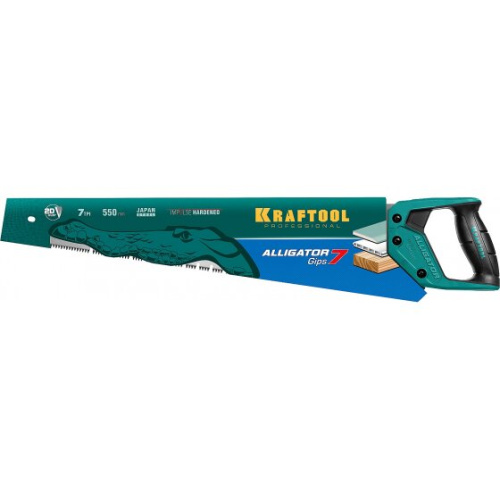 Ножовка для гипса KRAFTOOL Alligator Gips 7 15210 550 мм, 7 TPI специальный зуб