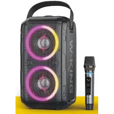 Портативная колонка W-King T9 (One mic) (черный)