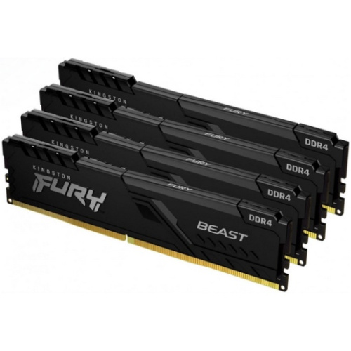 ОЗУ Kingston Fury Beast KF556C40BBK4-128 DDR5 - 4x 32ГБ 5600МГц, DIMM, Ret